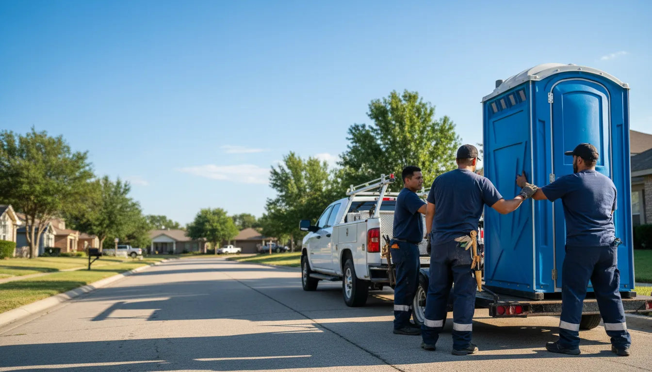 Portable Toilet Rental in Leonard, TX near me